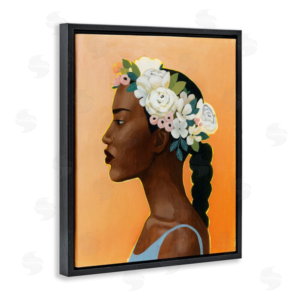 Stupell Industries Grace Popp | Woman Wearing Rose Crown Wall Art