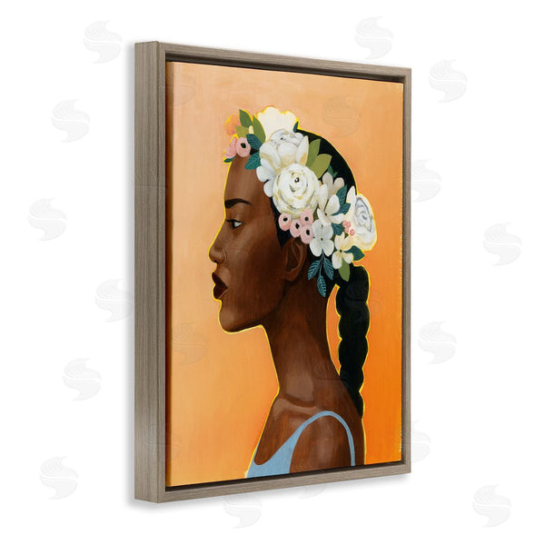 Stupell Industries Grace Popp | Woman Wearing Rose Crown Wall Art
