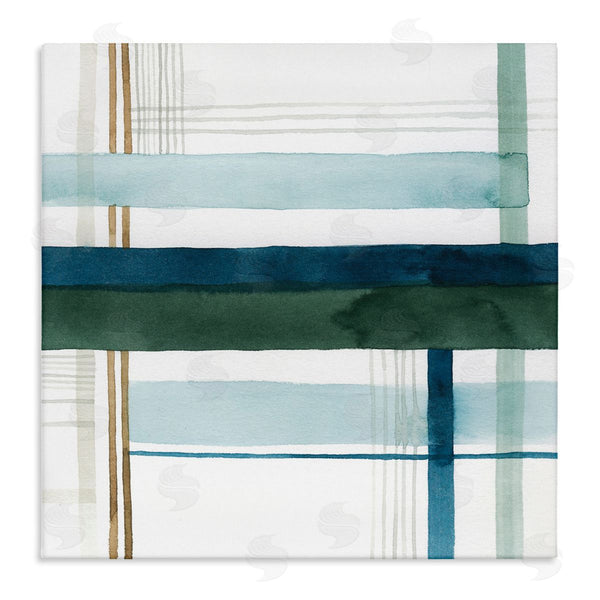 stupell industries Grace Popp | Woven Green Hue Pattern