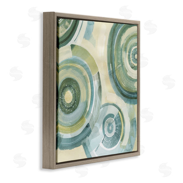 Stupell Industries Grace Popp | Yellow Passiflora Circles