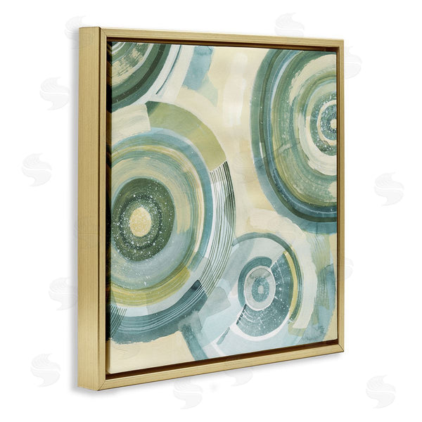 Stupell Industries Grace Popp | Yellow Passiflora Circles