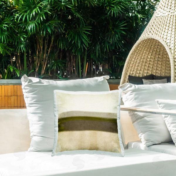 Stupell Industries Graffi*tee Studios | Abstract Neutral Landscape Printed Throw Pillow
