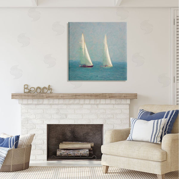 Stupell Industries Graffi*tee Studios | Abstract Sailboats Painting Wall Art