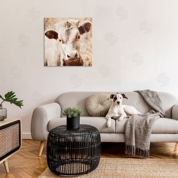 Stupell Industries Graffi*tee Studios | Abstract Sepia Cattle Wall Art