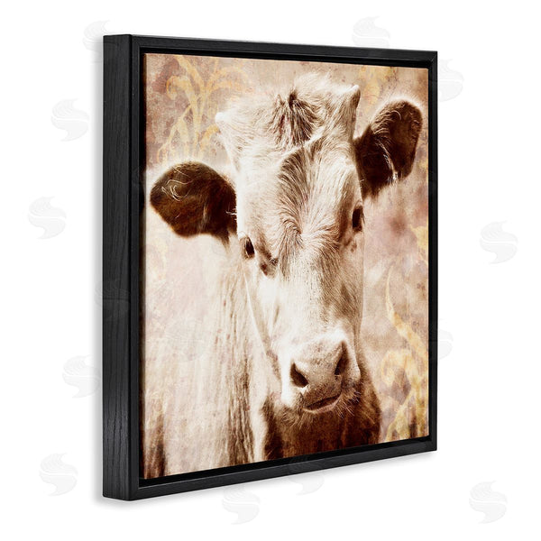 Stupell Industries Graffi*tee Studios | Abstract Sepia Cattle Wall Art