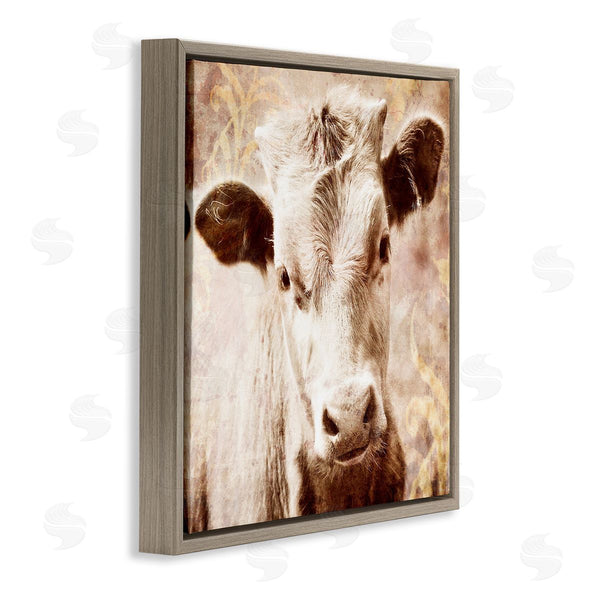 Stupell Industries Graffi*tee Studios | Abstract Sepia Cattle Wall Art
