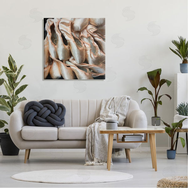 Stupell Industries Graffi*tee Studios | Ballet Slippers Dancer Pointe Shoes Painting Wall Art