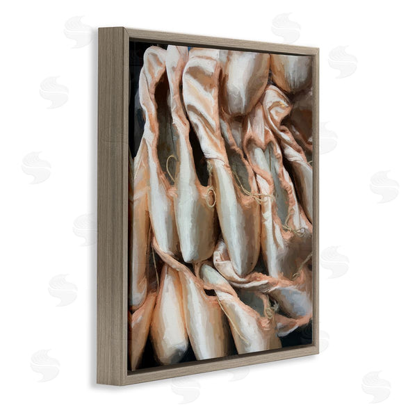 Stupell Industries Graffi*tee Studios | Ballet Slippers Dancer Pointe Shoes Painting Wall Art