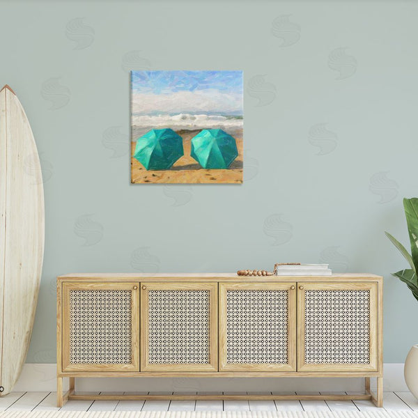Stupell Industries Graffi*tee Studios | Beach Umbrella Duo Wall Art