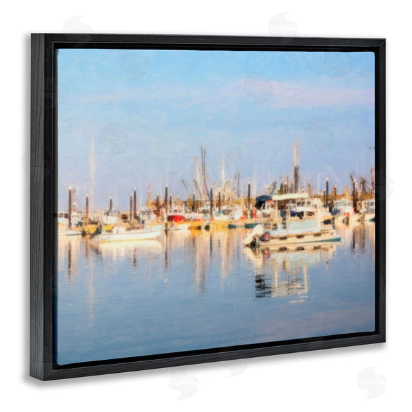 Stupell Industries Graffi*tee Studios | Blurred Abstract Boat Marina Wall Art