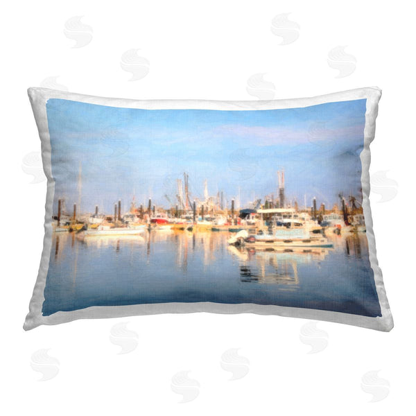 stupell industries Graffi*tee Studios | Blurred Abstract Boat Marina