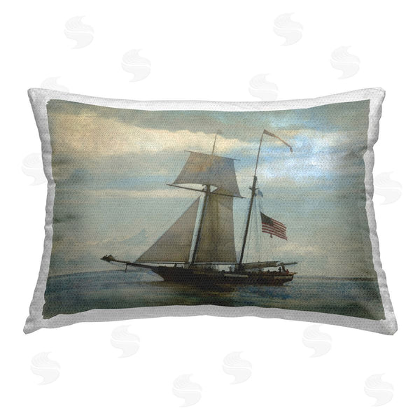 Stupell Industries Graffi*tee Studios | Classic Ship With Flag