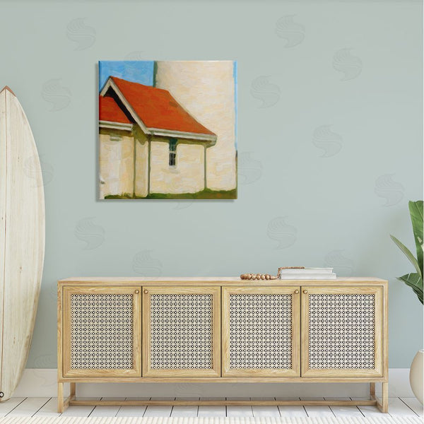 Stupell Industries Graffi*tee Studios | Close Up Ocean Lighthouse Coastal Building Architecture Wall Art