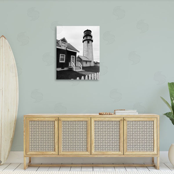Stupell Industries Graffi*tee Studios | Coastal Lighthouse With Fence Wall Art
