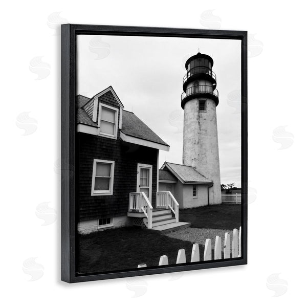 Stupell Industries Graffi*tee Studios | Coastal Lighthouse With Fence Wall Art