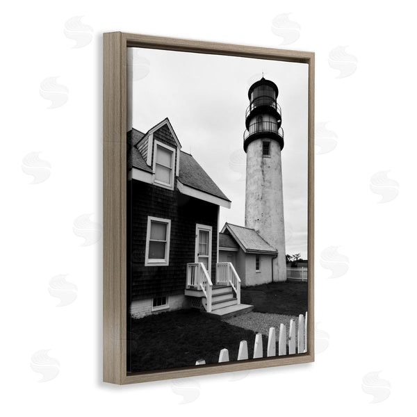 Stupell Industries Graffi*tee Studios | Coastal Lighthouse With Fence Wall Art