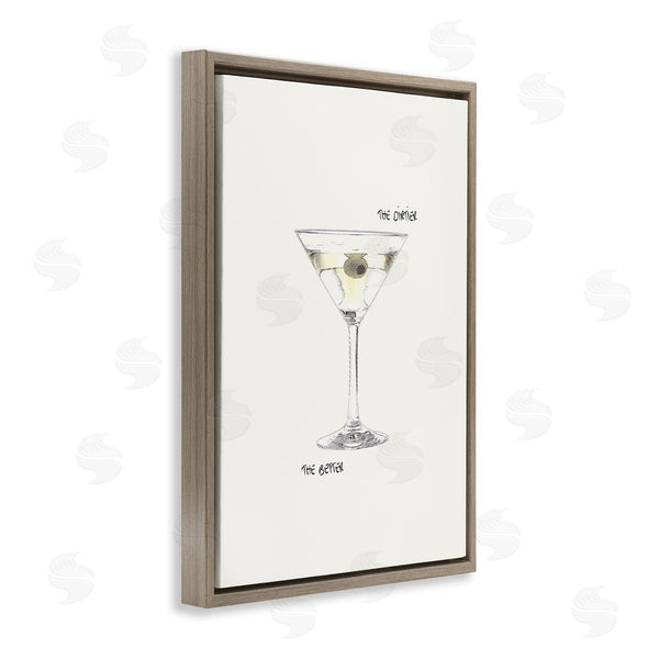 Stupell Industries Graffi*tee Studios | Dirtier The Better Martini