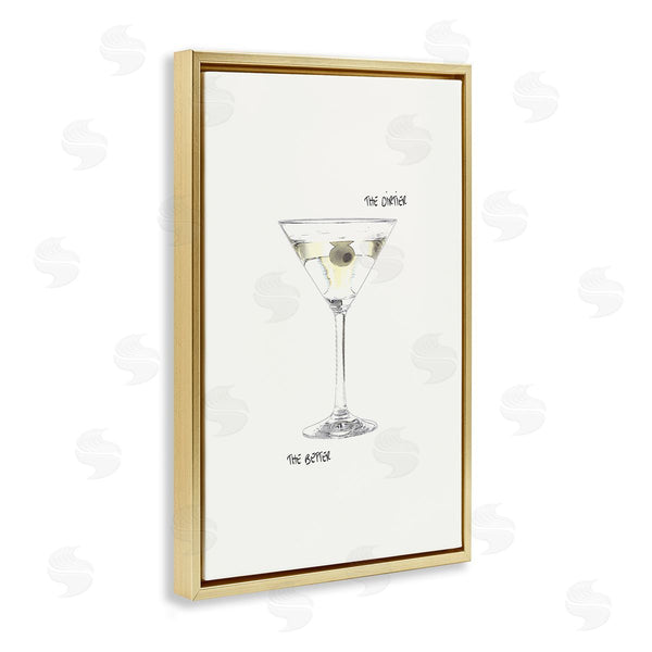 Stupell Industries Graffi*tee Studios | Dirtier The Better Martini