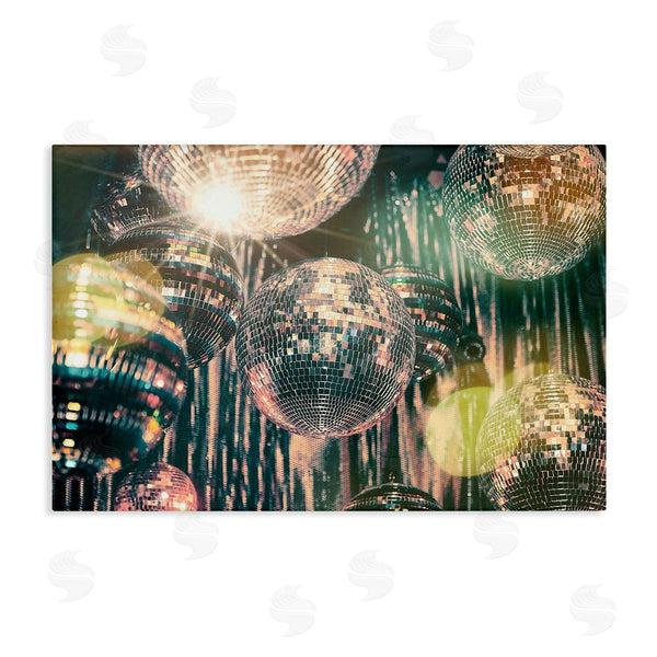 stupell industries Graffi*tee Studios | Disco Balls with Bokeh