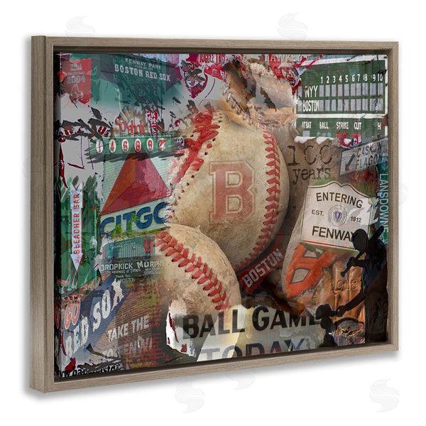 Stupell Industries Graffi*tee Studios | Entering Fenway Baseball Collage Wall Art