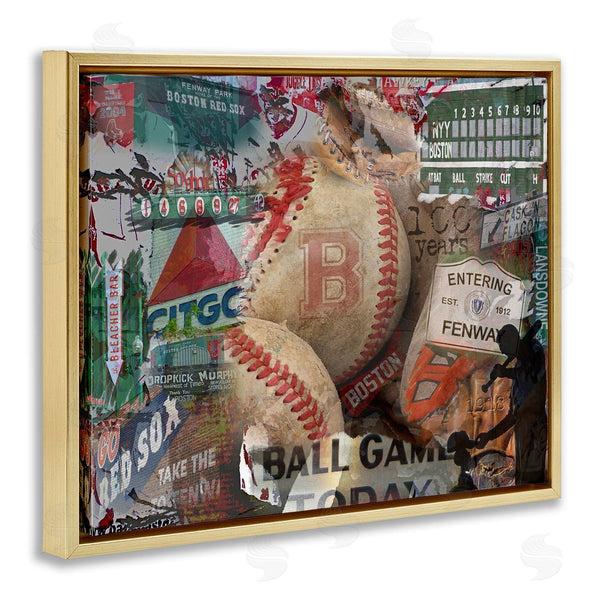 Stupell Industries Graffi*tee Studios | Entering Fenway Baseball Collage Wall Art