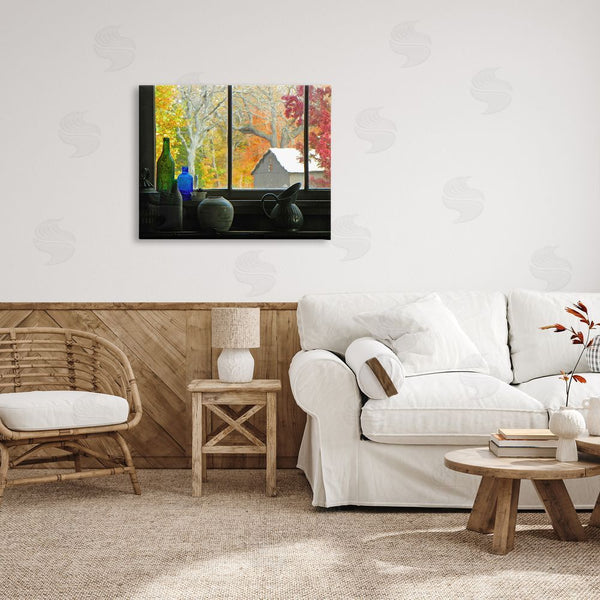 Stupell Industries Graffi*tee Studios | Fall Foliage In Window Wall Art