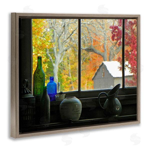 Stupell Industries Graffi*tee Studios | Fall Foliage In Window Wall Art