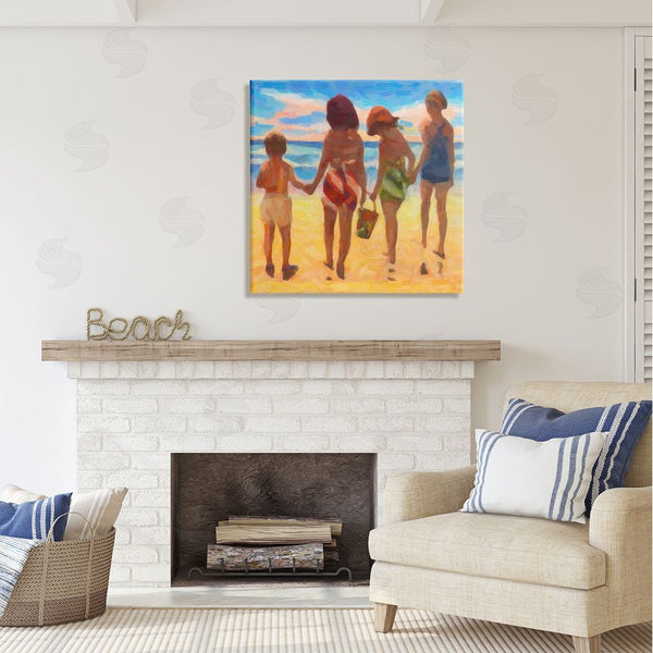 Stupell Industries Graffi*tee Studios | Family Beach Vacation Wall Art