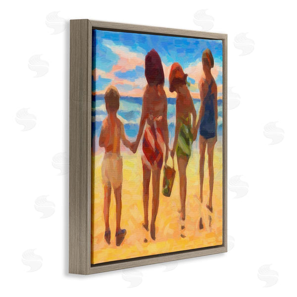 Stupell Industries Graffi*tee Studios | Family Beach Vacation Wall Art