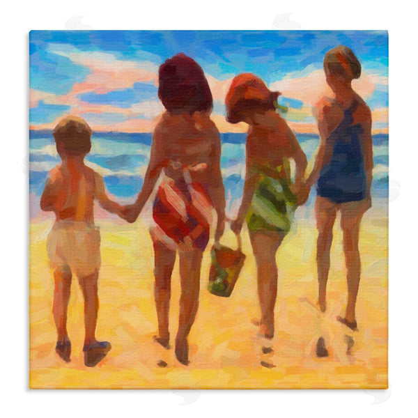 stupell industries Graffi*tee Studios | Family Beach Vacation Wall Art