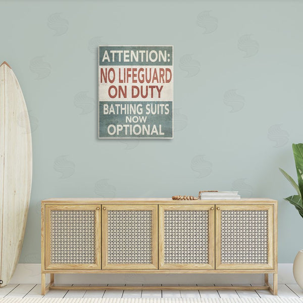 Stupell Industries Graffi*tee Studios | Funny Bathing Suits Optional Wall Art