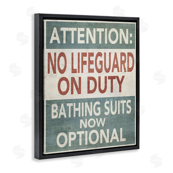 Stupell Industries Graffi*tee Studios | Funny Bathing Suits Optional Wall Art