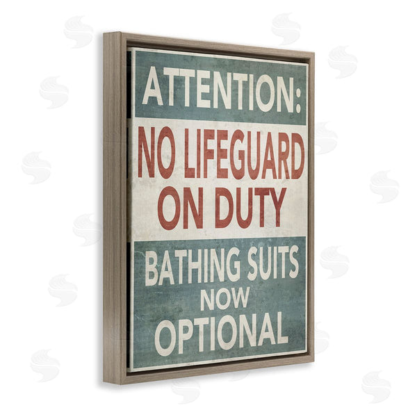 Stupell Industries Graffi*tee Studios | Funny Bathing Suits Optional Wall Art