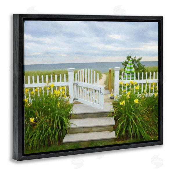 Stupell Industries Graffi*tee Studios | Garden Path To Beach Wall Art