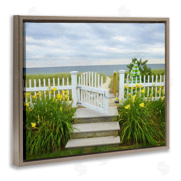 Stupell Industries Graffi*tee Studios | Garden Path To Beach Wall Art