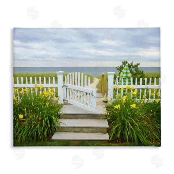 stupell industries Graffi*tee Studios | Garden Path to Beach Wall Art