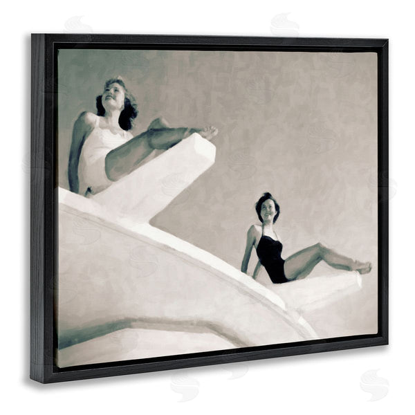 Stupell Industries Graffi*tee Studios | Girls On Diving Boards Wall Art
