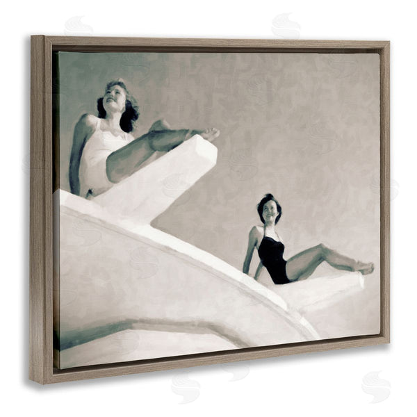 Stupell Industries Graffi*tee Studios | Girls On Diving Boards Wall Art