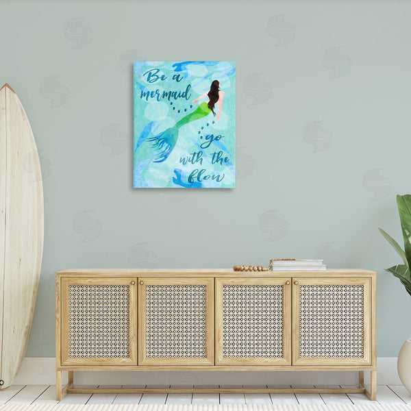 Stupell Industries Graffi*tee Studios | Go With Flow Mermaid Wall Art
