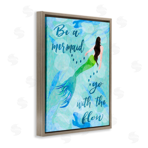 Stupell Industries Graffi*tee Studios | Go With Flow Mermaid Wall Art