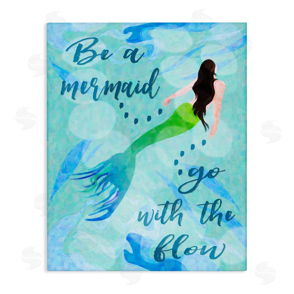 stupell industries Graffi*tee Studios | Go With Flow Mermaid Wall Art