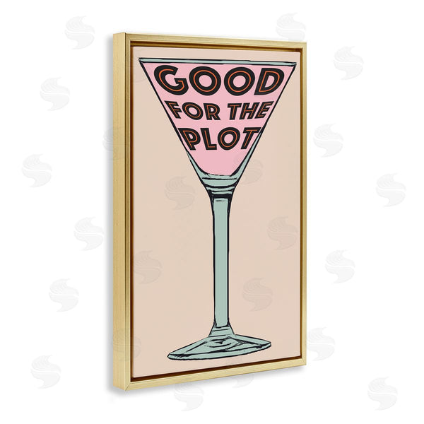 Stupell Industries Graffi*tee Studios | Good For The Plot Cocktail