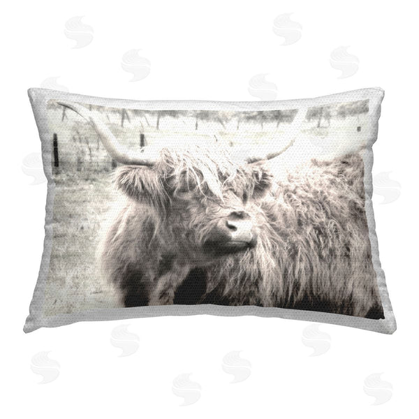 Stupell Industries Graffi*tee Studios | Highland Cow Gazing Portrait