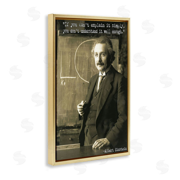 Stupell Industries Graffi*tee Studios | Inspiring Einstein Quote