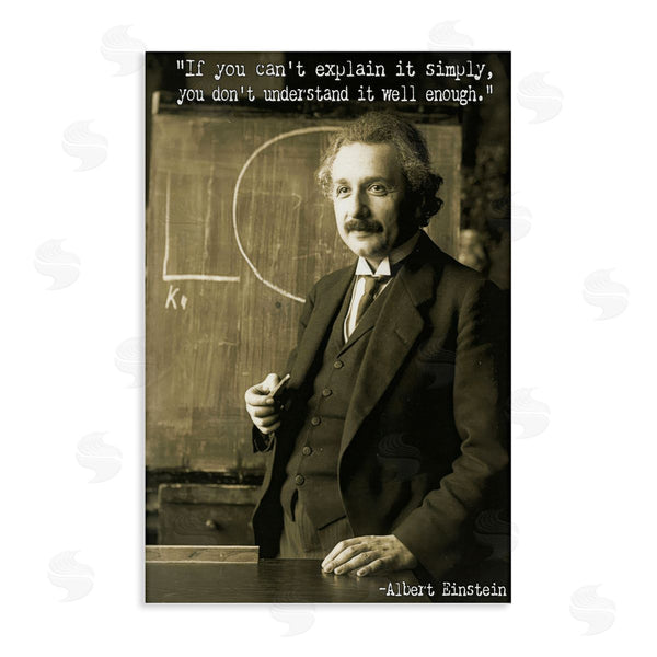 stupell industries Graffi*tee Studios | Inspiring Einstein Quote