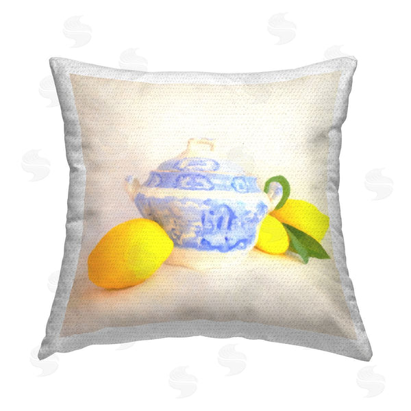 Stupell Industries Graffi*tee Studios | Kitchen Lemon Still Life Printed Throw Pillow