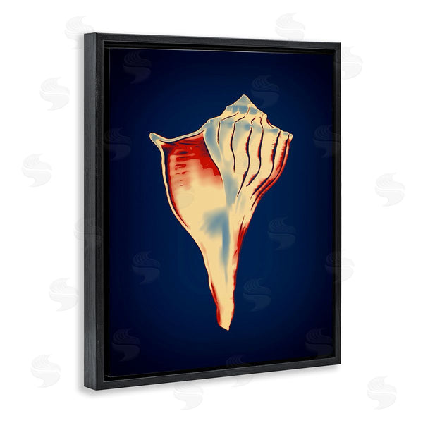 Stupell Industries Graffi*tee Studios | Lightning Whelk On Blue