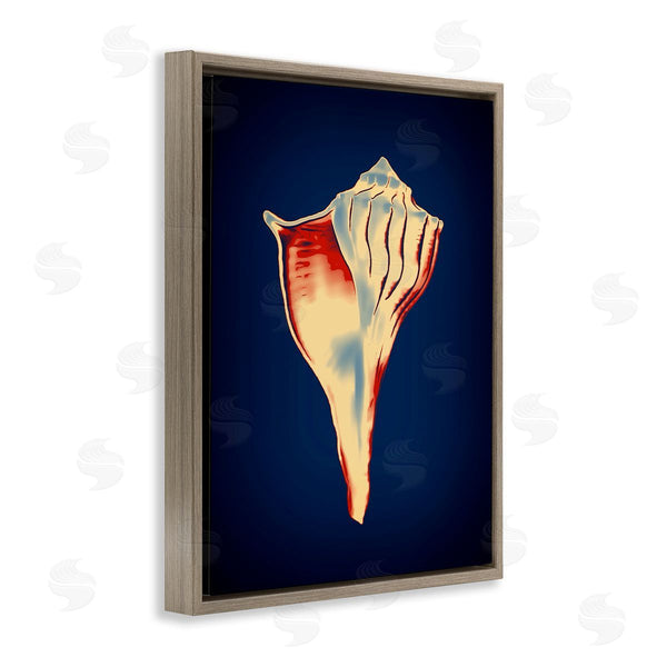 Stupell Industries Graffi*tee Studios | Lightning Whelk On Blue