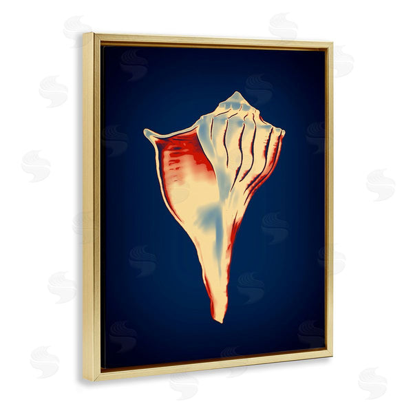 Stupell Industries Graffi*tee Studios | Lightning Whelk On Blue