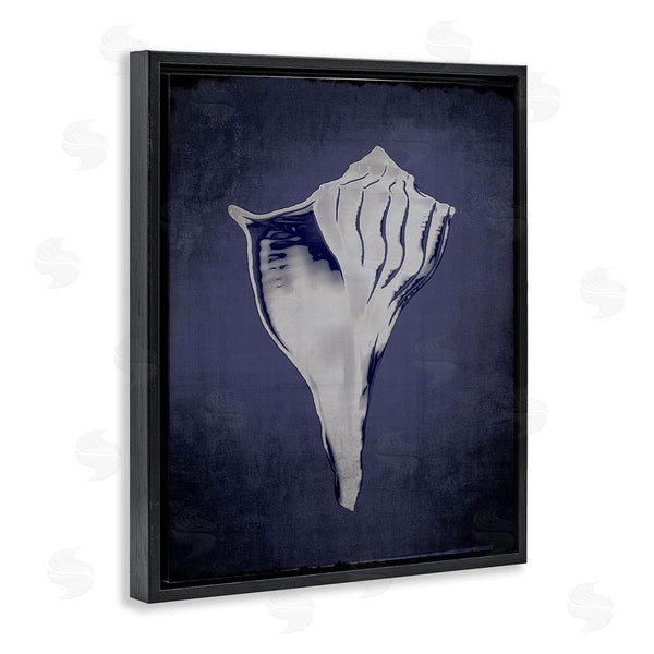 Stupell Industries Graffi*tee Studios | Lightning Whelk On Indigo